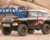 Fabtech 6in Basic Lift System Dirt Logic Shocks Toyota FJ Cruiser 4WD 06-08