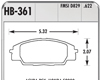Hawk HP Plus Front Brake Pads Acura RSX-S 02-06