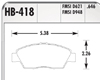 Hawk HP Plus Front Brake Pads Acura RSX 02-06