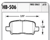 Hawk HP Plus Rear Brake Pads Acura NSX 2004