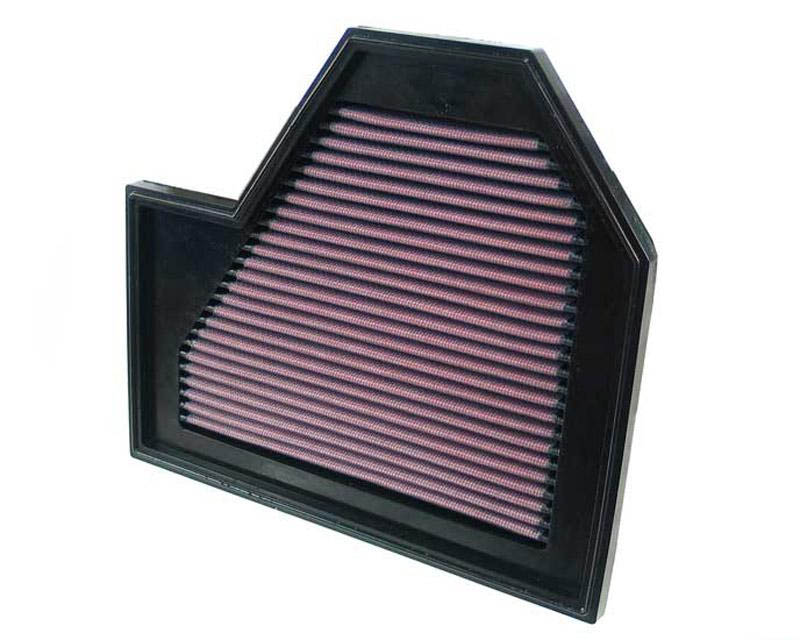 K&N Left Side Flat Panel Replacement Air Filter BMW E60 M5 06-09