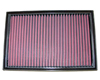 K&N Flat Panel Replacement Air Filter Audi A3 3.2L V6 03-08