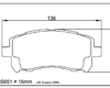 Pagid RS 4-2-2 Black Rear Brake Pads Subaru WRX 02-07