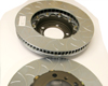 Brembo 2 Piece Floating Slotted Front Rotors Porsche 996 GT2/GT3
