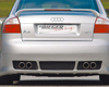 Rieger Rear Apron Diffuser w/ Mesh Audi A4 B6 Type 8E Sedan US Spec 02-05