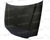 Seibon Carbon Fiber OEM-Style Hood Honda Civic 2dr 3dr 92-95