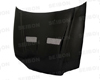 Seibon Carbon Fiber XT-Style Hood Honda Civic 4dr 92-95