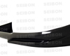 Seibon Front Carbon Fiber PV-Style Lip Spoiler Subaru Impreza 99-01