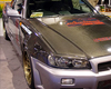 Seibon Front Carbon Fiber Fenders NS-Style Nissan Skyline R34 99-01