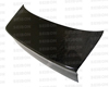 Seibon Carbon Fiber S-Style Trunk Lid Honda Civic 2dr 96-00