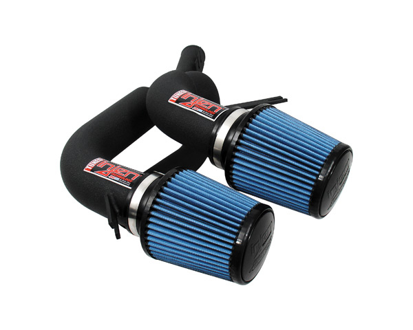 Injen Short Ram Air Intake Wrinkle Black BMW 535i E60 3.0L 08-10