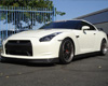 Titek Gloss Carbon Fiber Front Lip Spoiler Nissan R35 GT-R 09-12