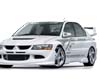 Veilside Version 1 FRP Side Under Lip Wings Mitsubishi EVO VIII 03-05