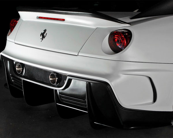Vorsteiner VX Rear Bumper w/ Integrated Carbon Rear Diffuser Ferrari 599 06-12
