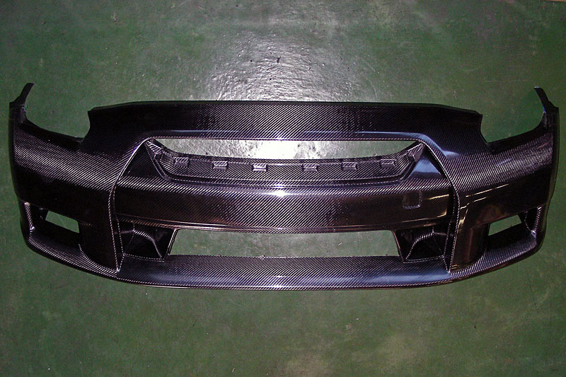 Zele Performance Front Carbon Fiber Bumper Nissan GT-R R35 09-12